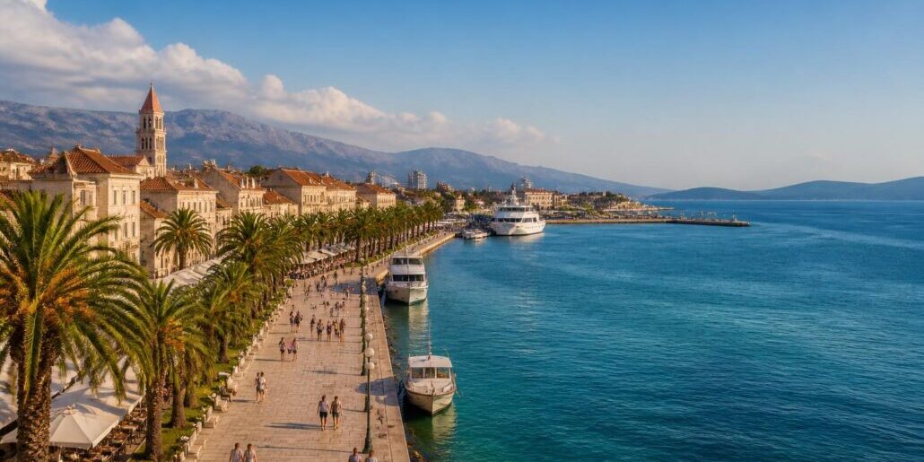 Vom Flughafen zur Uferpromenade: Split nach der Landung entdecken
