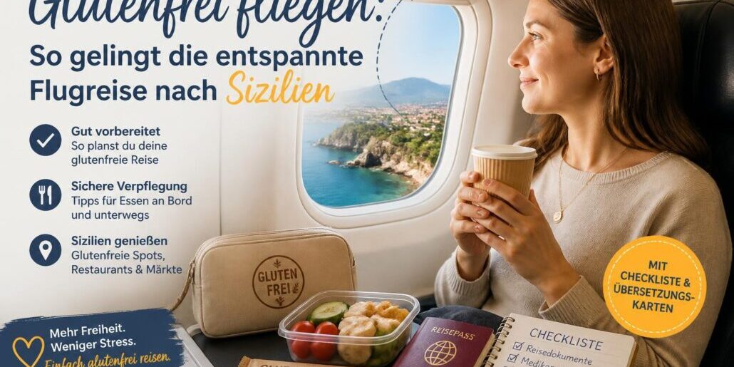 Glutenfrei fliegen: So gelingt die entspannte Flugreise nach Sizilien Glutenfrei fliegen: So gelingt die entspannte Flugreise nach Sizilien